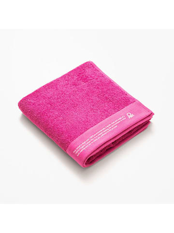 Benetton 3er-Set: Handtücher in Blau/ Pink/ Grün