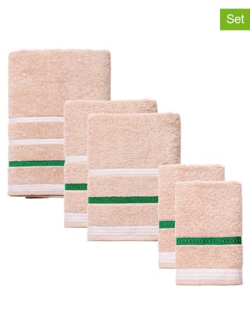 Benetton 5tlg. Badtextilien-Set in Beige