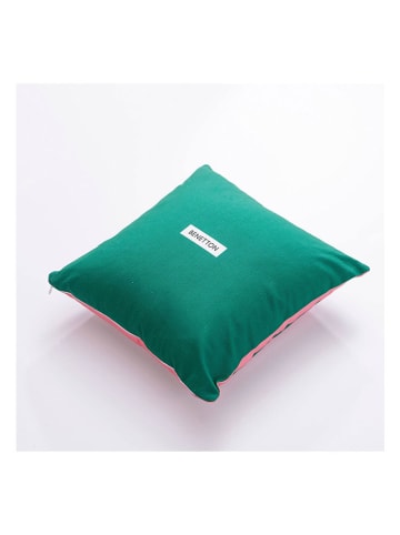 Benetton 2-delige set: kussens lichtroze/groen