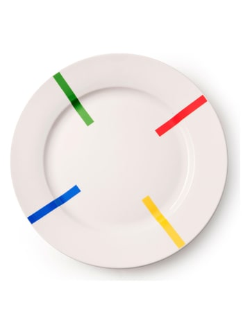 Benetton 12-delige tafelserviesset wit/meerkleurig