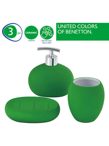 Benetton 3tlg. Badaccessoires-Set in Grün