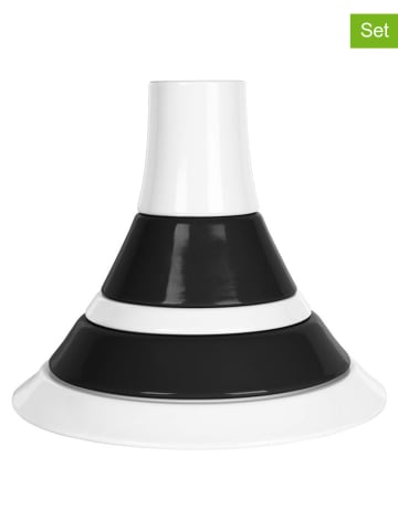 Benetton 5tlg. Geschirr-Set in Schwarz/ Weiß