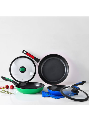 Benetton 2-częściowy zestaw w kolorze czarno-zielonym - Ø 24 cm