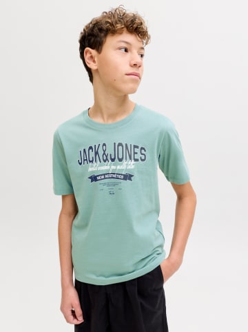 JACK & JONES Junior Shirt "Logo" turquoise