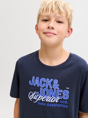 JACK & JONES Junior Shirt "Logo" donkerblauw