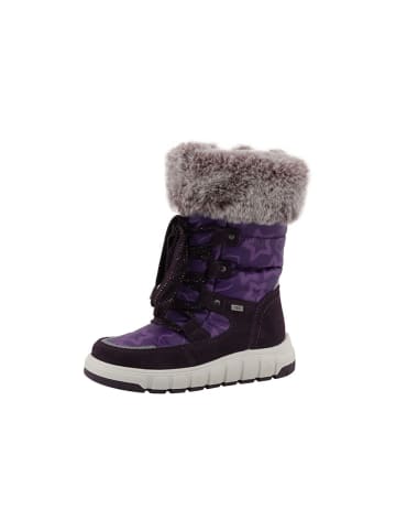 Lurchi Leder-Winterstiefel "Vany" in Lila