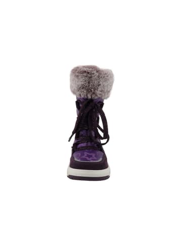 Lurchi Leder-Winterstiefel "Vany" in Lila