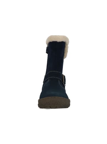 Lurchi Leder-Boots "Anna" in Dunkelblau