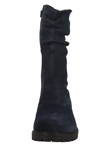 Lurchi Leder-Stiefel "Inka" in Dunkelblau