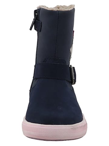 Lurchi Leder-Winterboots "Baila" in Dunkelblau