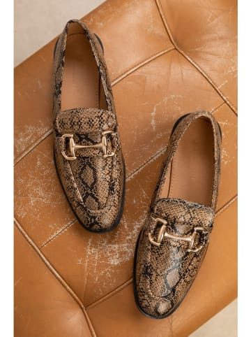 Bellucci Mokassins in Hellbraun