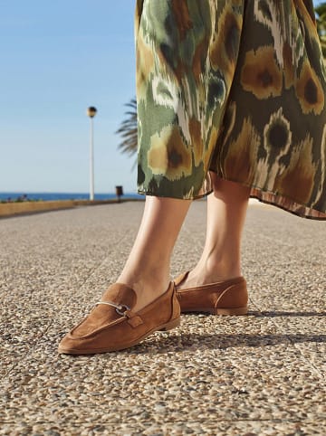 Bellucci Mokasyny w kolorze jasnobrązowym