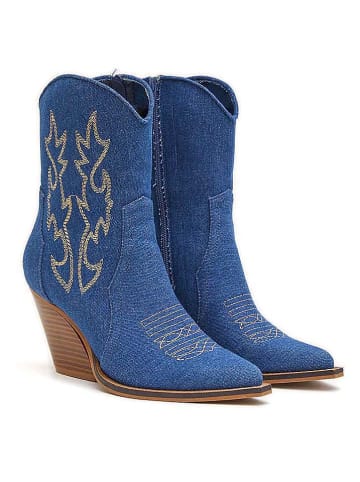 Bellucci Westernstiefel in Blau