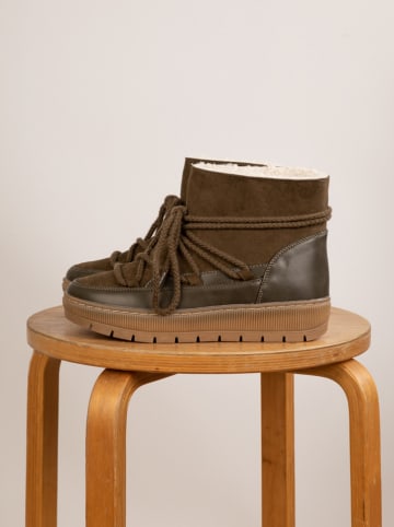 Bellucci Winterboots in Dunkelgrün