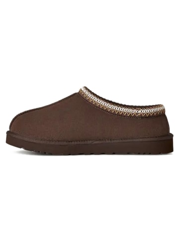 UGG Leder-Hausschuhe "Tasman II" in Braun