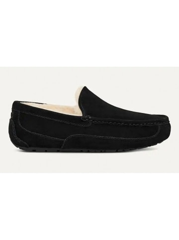 UGG Leder-Slipper "Ascot" in Schwarz