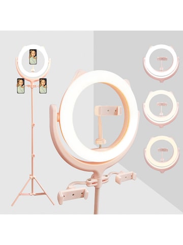 SWEET ACCESS LED-Ringlicht-Stativ in Roségold