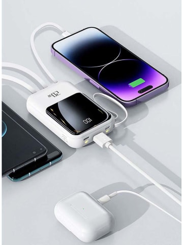 SWEET ACCESS Powerbank w kolorze białym - 20.000 mAh