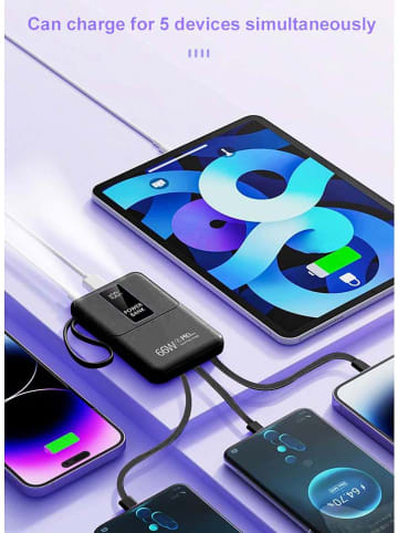 SWEET ACCESS Powerbank w kolorze czarnym - 20.000 mAh