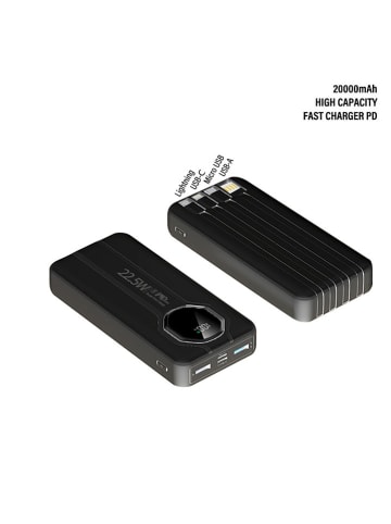 SWEET ACCESS Powerbank in Schwarz - 20.000 mAh
