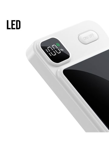 SWEET ACCESS Powerbank in Weiß - 10 000 mAh
