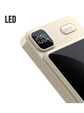 SWEET ACCESS Powerbank w kolorze beżowym - 10.000 mAh