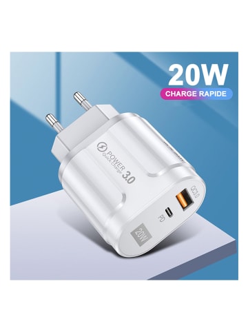 SWEET ACCESS USB-Netzadapter in Weiß