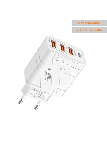 SWEET ACCESS USB-Netzadapter in Weiß