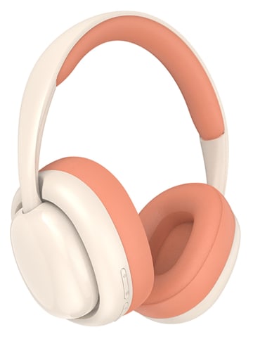 SWEET ACCESS Bluetooth-On-Ear-Kopfhörer in Creme/ Orange