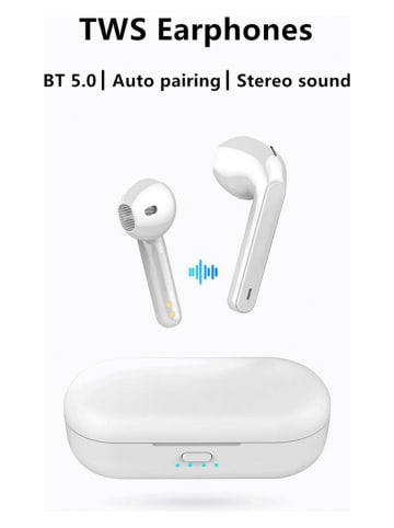 SWEET ACCESS Kabellose Bluetooth-In-Ear-Kopfhörer in Weiß