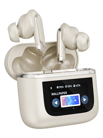 SWEET ACCESS Kabellose Bluetooth-In-Ear-Kopfhörer in Beige