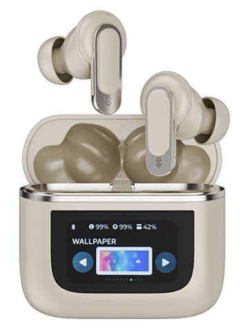 SWEET ACCESS Kabellose Bluetooth-In-Ear-Kopfhörer in Beige