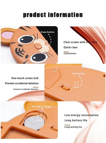 SWEET ACCESS Tablica LCD w kolorze jasnobrązowym