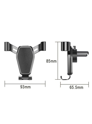 SmartCase Uchwyt samochodowy w kolorze czarnym na smartfon