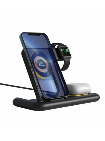 SmartCase Docking-Station für iPhone und Apple Watch in Schwarz
