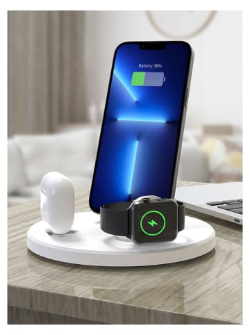 SWEET ACCESS Stacja szybkiego ładowania 3w1 w kolorze białym