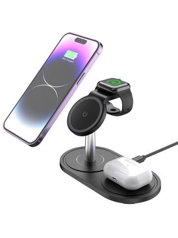 SWEET ACCESS 3in-1-Schnellladestation in Schwarz