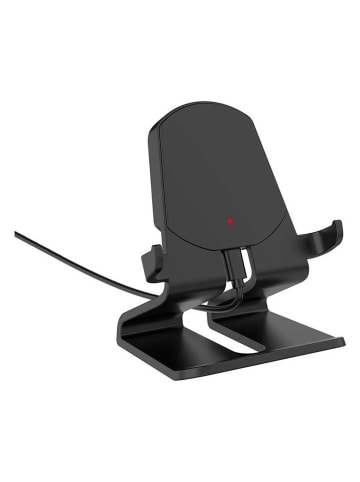SmartCase Schreibtischständer mit Ladegerät in Schwarz