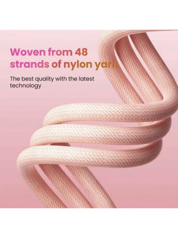 SmartCase USB-Typ-C-Kabel in Rosa - (L)1,2 m