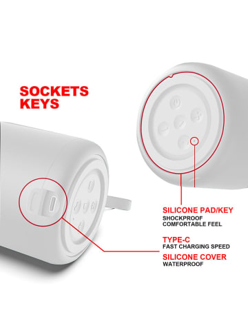 SWEET ACCESS Głośnik Bluetooth w kolorze białym