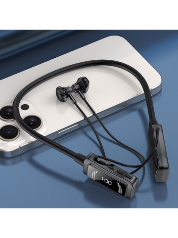 SWEET ACCESS Słuchawki Bluetooth w kolorze czarnym z paskiem na szyję