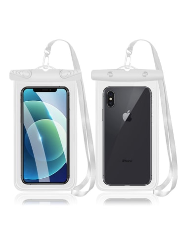 SWEET ACCESS Wodoszczelne etui w kolorze białym na telefon