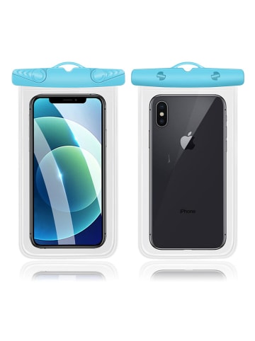 SWEET ACCESS Wodoszczelne etui w kolorze niebieskim na telefon