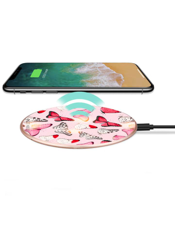 SWEET ACCESS Indukcyjna stacja ładująca w kolorze jasnoróżowym