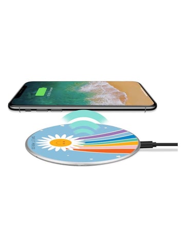 SWEET ACCESS Induktions-Ladestation "Rainbow Flower" in Bunt