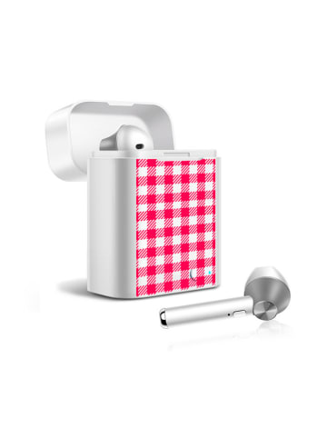 SWEET ACCESS Kabellose Bluetooth-In-Ear-Kopfhörer in Silber/ Pink