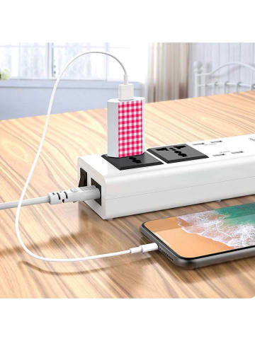 SWEET ACCESS Adapter USB w kolorze czerwono-białym