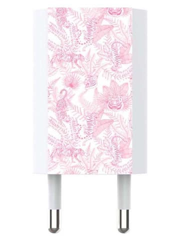 SWEET ACCESS Adapter USB w kolorze jasnoróżowo-białym