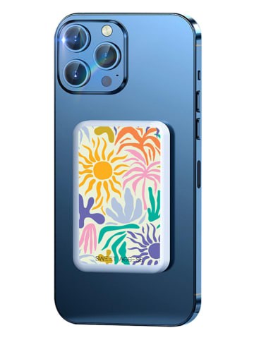 SWEET ACCESS Powerbank w kolorze białym ze wzorem - 10000 mAh