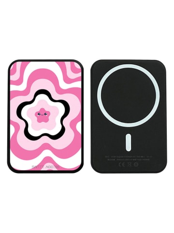 SWEET ACCESS Powerbank w kolorze czarno-jasnoróżowym - 10.000 mAh